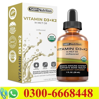 Vitamin D3 + K2 Liquid Drops in Pakistan