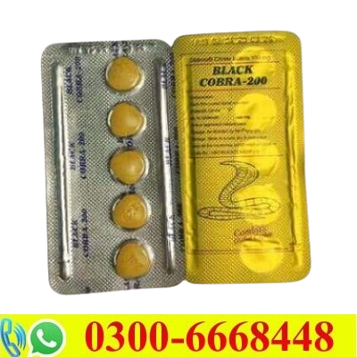 Black Cobra 200mg Tablets in Pakistan