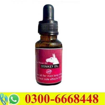 Donkey Penis Enlargement Oil in Pakistan