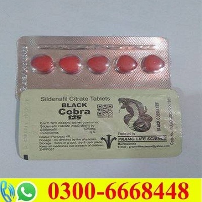 Black Cobra 125mg Tablets in Pakistan