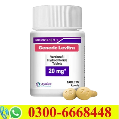 Generic Levitra 20mg 100 Tablets in Pakistan