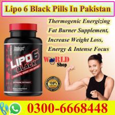 Lipo 6 Black Pills in Pakistan